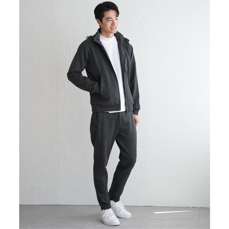 【セットアップ対応】ダブルフェイスカノコ2wayジップパーカ | ikka  | 詳細画像5 