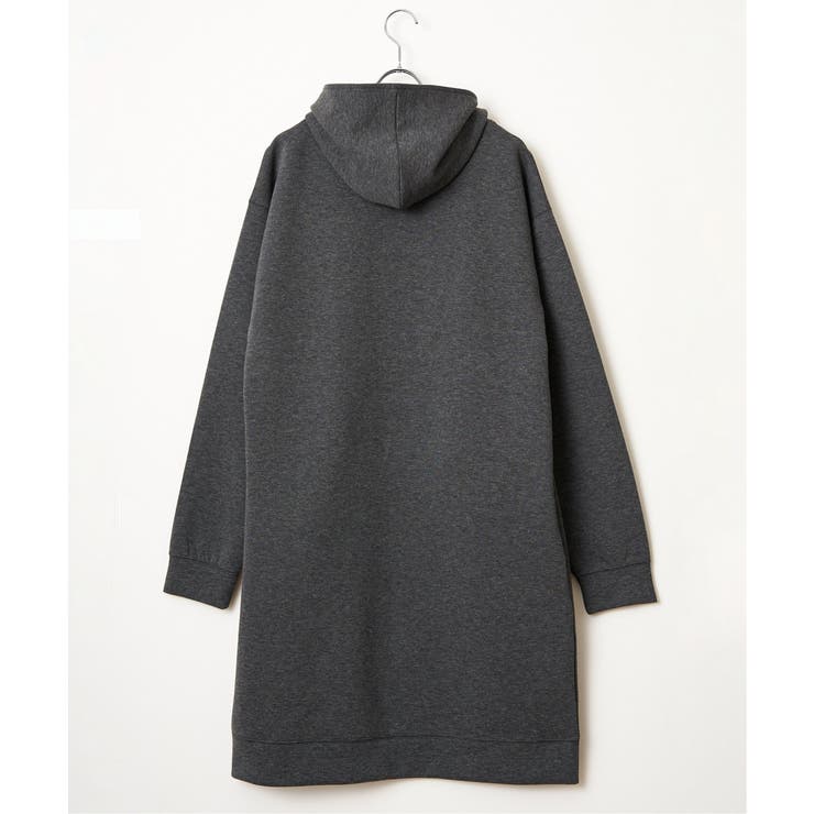 【洗濯機で洗える】鹿の子ダンボールフーディガン | ikka  | 詳細画像9 