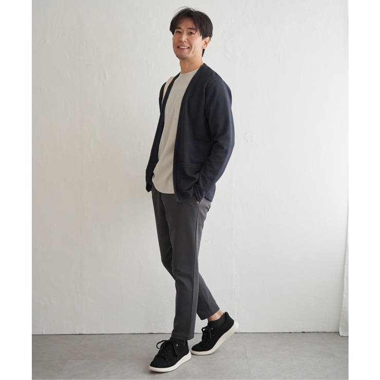 ダブルフェイスDRY鹿の子カーディガン | ikka  | 詳細画像18 