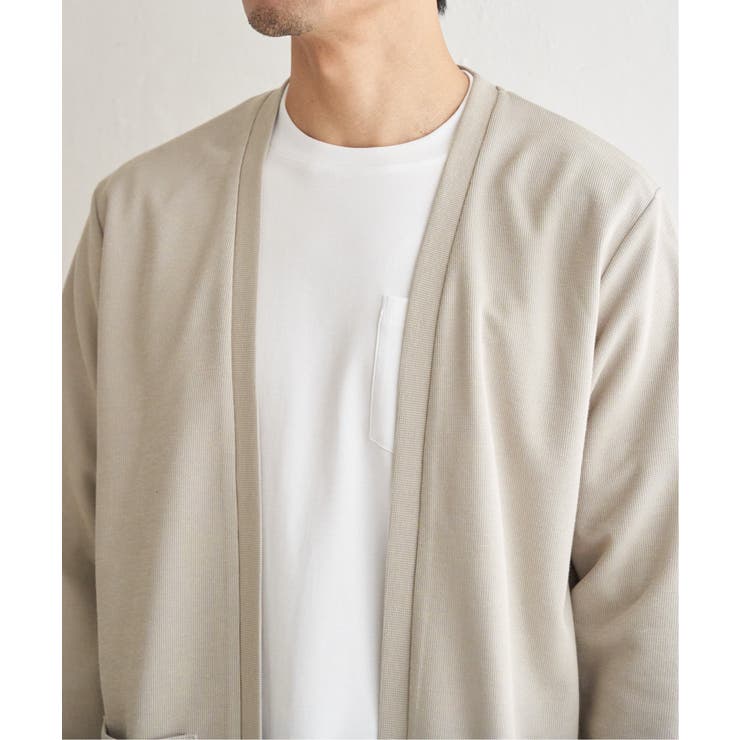 ダブルフェイスDRY鹿の子カーディガン | ikka  | 詳細画像28 