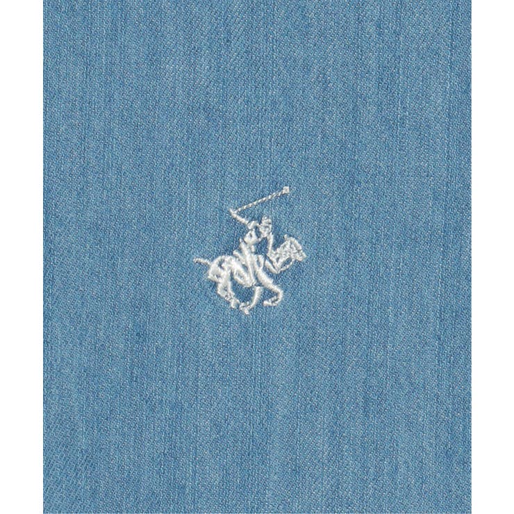 【WEB限定】BEVERLY HILLS POLO CLUB デニム半袖シャツ | ikka  | 詳細画像12