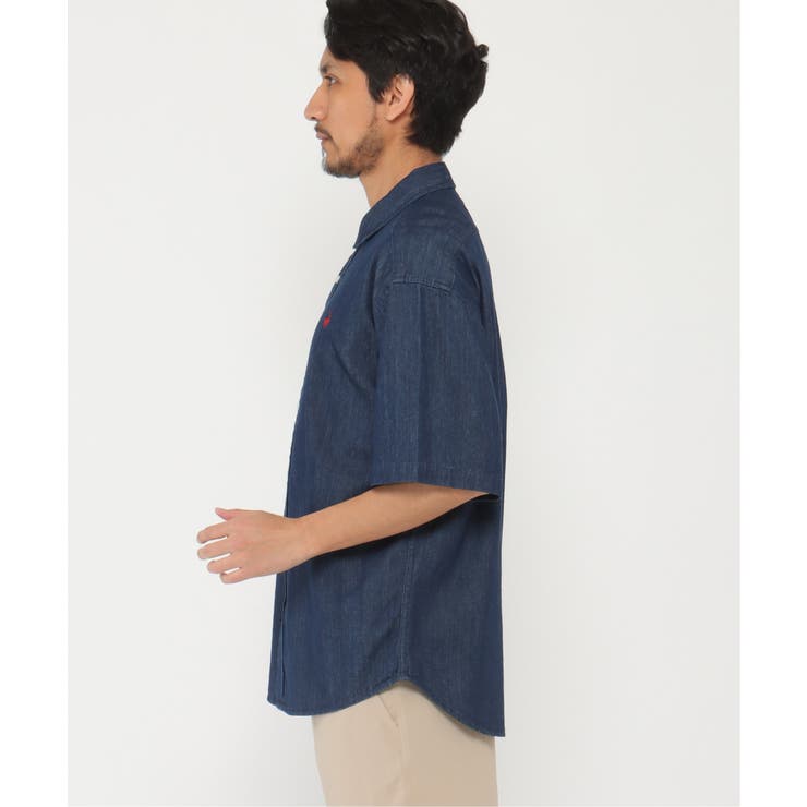 【WEB限定】BEVERLY HILLS POLO CLUB デニム半袖シャツ | ikka  | 詳細画像2