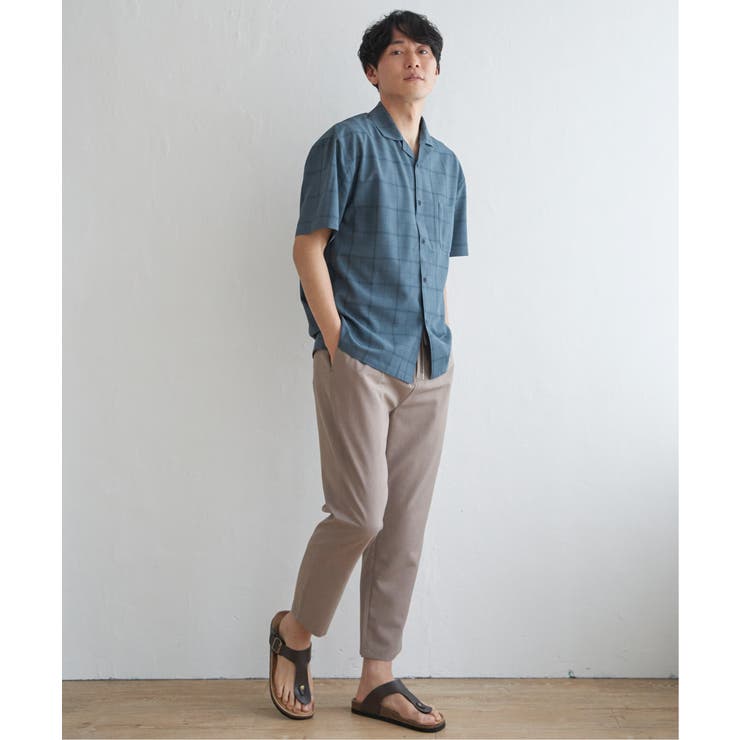 【セットアップ対応】Reflax(R) リラックスオープンカラーシャツ | ikka  | 詳細画像14 