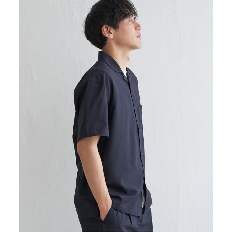 【セットアップ対応】Reflax(R) リラックスオープンカラーシャツ | ikka  | 詳細画像18 