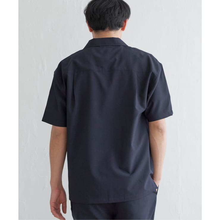 【セットアップ対応】Reflax(R) リラックスオープンカラーシャツ | ikka  | 詳細画像19 