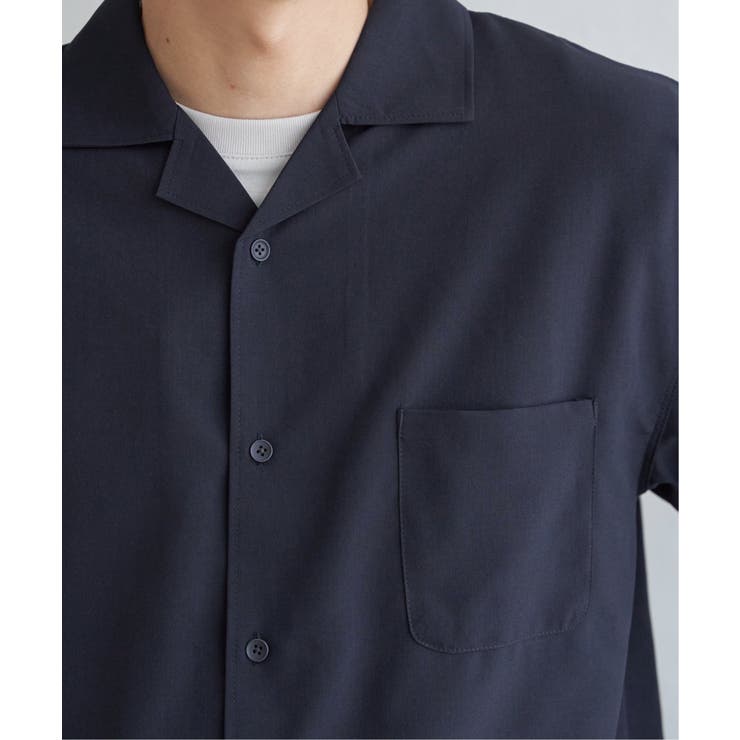 【セットアップ対応】Reflax(R) リラックスオープンカラーシャツ | ikka  | 詳細画像23 