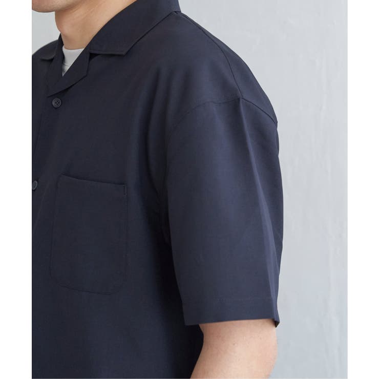 【セットアップ対応】Reflax(R) リラックスオープンカラーシャツ | ikka  | 詳細画像25 