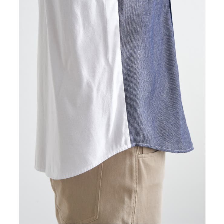 ブロックスパイピング切り替えシャツ | ikka  | 詳細画像11 
