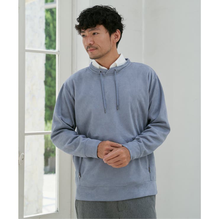 【芸能人着用】イージーケアネルスイスカラーボタンダウンシャツ | ikka  | 詳細画像5 