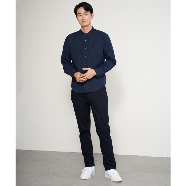 イージ?ケアネルバンドカラーシャツ | ikka  | 詳細画像6 