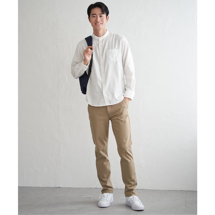 イージ?ケアネルバンドカラーシャツ | ikka  | 詳細画像10 