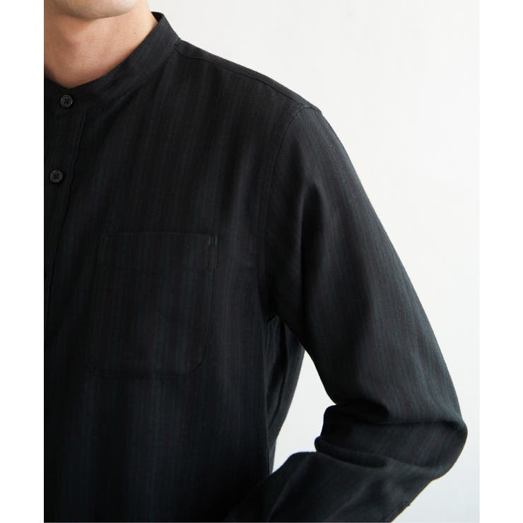 イージ?ケアネルバンドカラーシャツ | ikka  | 詳細画像17 