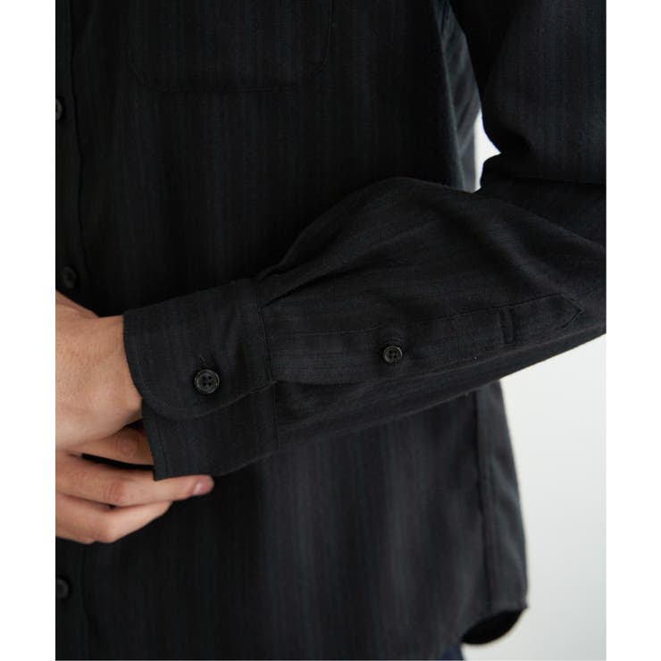 イージ?ケアネルバンドカラーシャツ | ikka  | 詳細画像18 