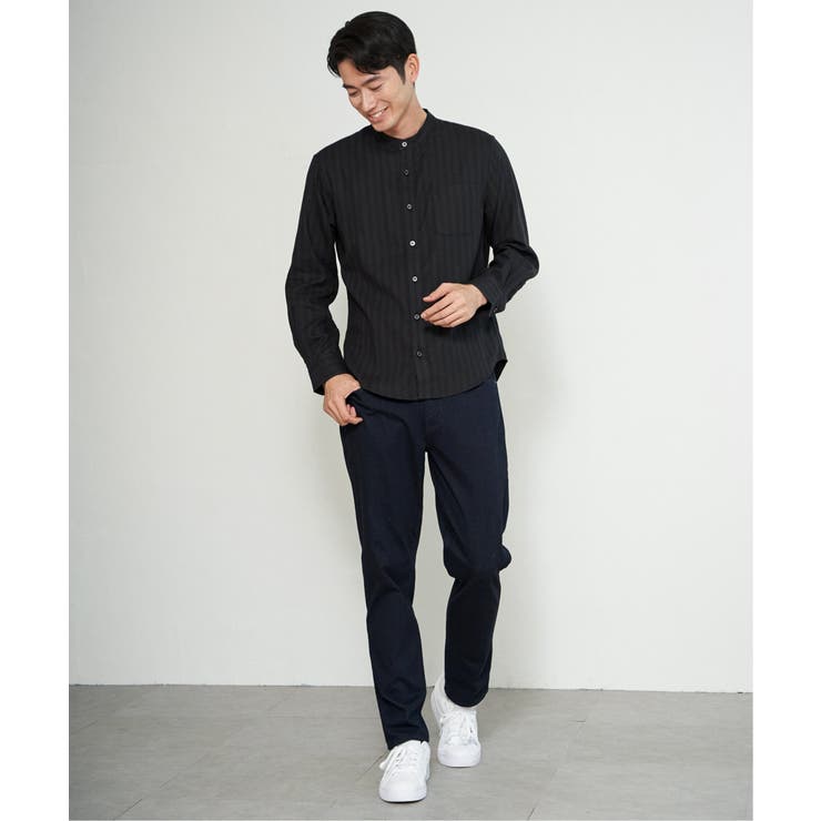 イージ?ケアネルバンドカラーシャツ | ikka  | 詳細画像3 