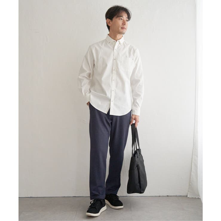 イージーケアソフトOXスイスカラーボタンダウンシャツ | ikka  | 詳細画像9 