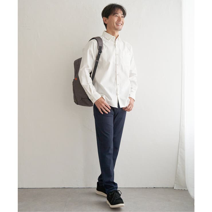 イージーケアソフトOXスイスカラーボタンダウンシャツ | ikka  | 詳細画像11 