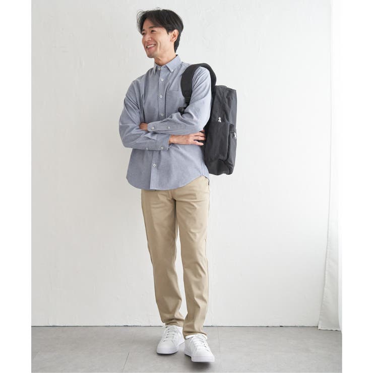 イージーケアソフトOXスイスカラーボタンダウンシャツ | ikka  | 詳細画像24 