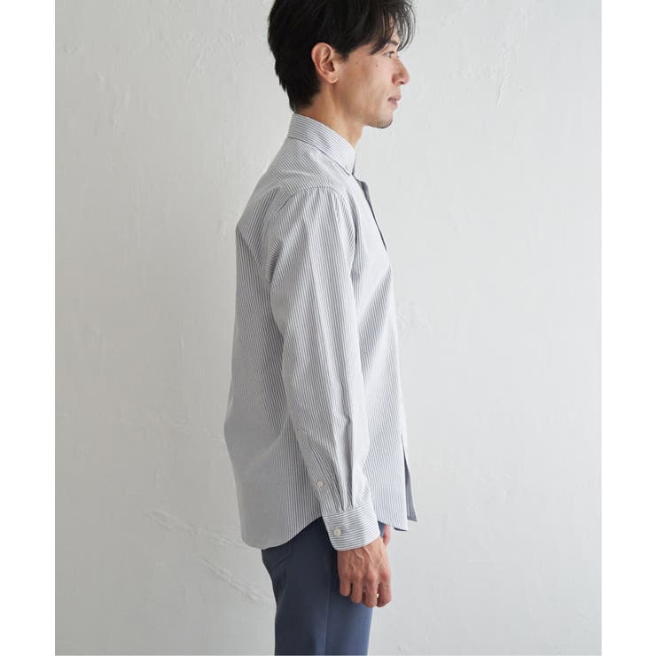 イージーケアソフトOXスイスカラーボタンダウンシャツ | ikka  | 詳細画像31 