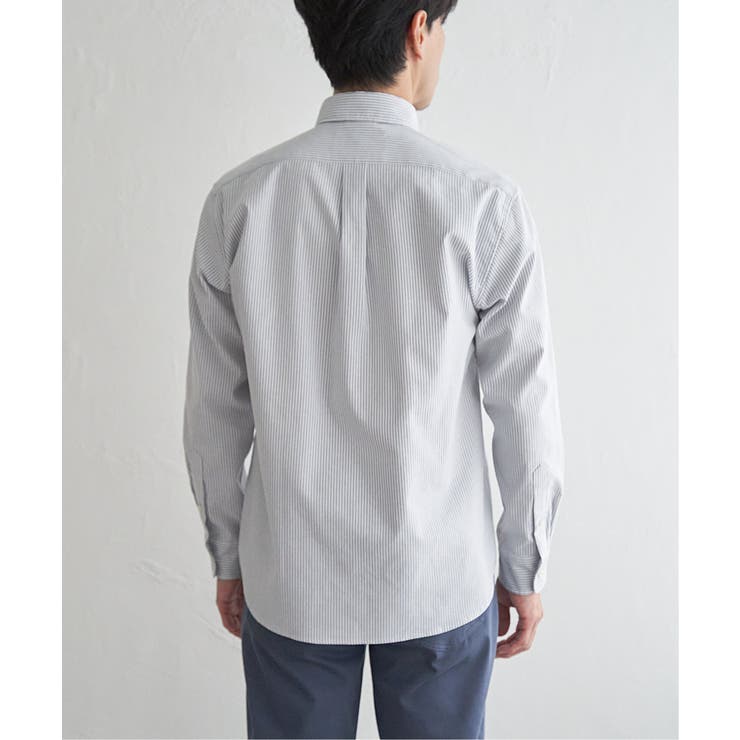 イージーケアソフトOXスイスカラーボタンダウンシャツ | ikka  | 詳細画像32 