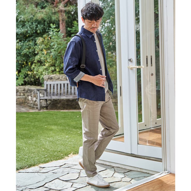 【吸水速乾】フレンチリネンMIX袖2WAYシャツ | ikka  | 詳細画像7 