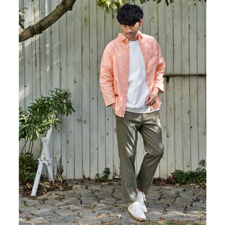 【吸水速乾】フレンチリネンMIX袖2WAYシャツ | ikka  | 詳細画像17 