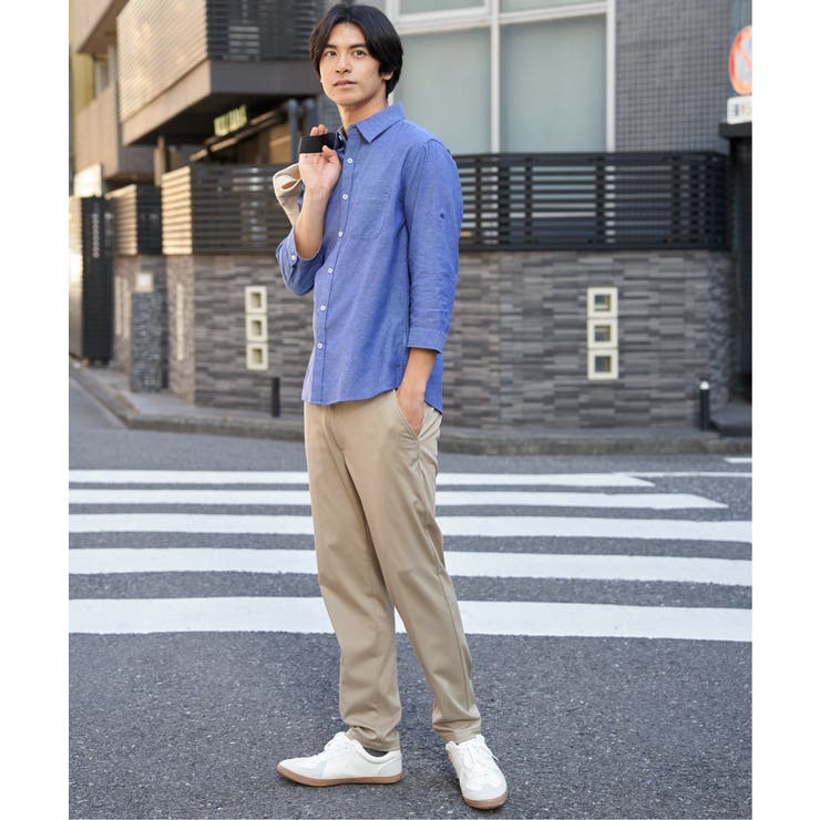 【吸水速乾】フレンチリネンMIX袖2WAYシャツ | ikka  | 詳細画像26 