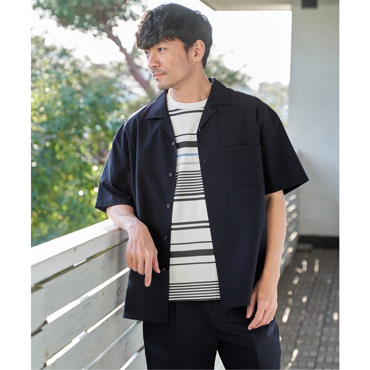 【MonoMax × 小泉孝太郎】Reflax(R)冷感UVオープンカラーシャツ… | ikka  | 詳細画像6 