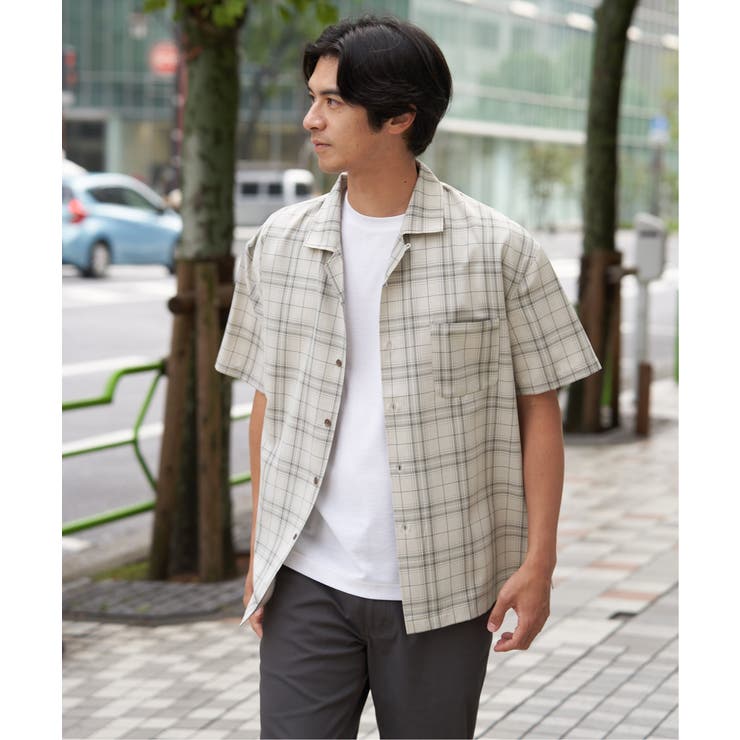 【MonoMax × 小泉孝太郎】Reflax(R)冷感UVオープンカラーシャツ… | ikka  | 詳細画像11 