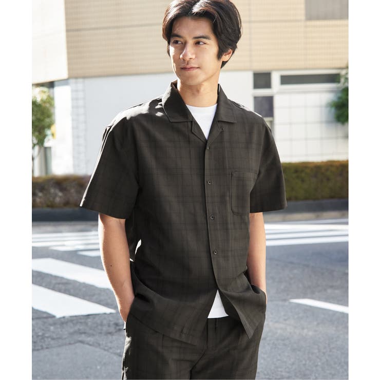 【MonoMax × 小泉孝太郎】Reflax(R)冷感UVオープンカラーシャツ… | ikka  | 詳細画像14 