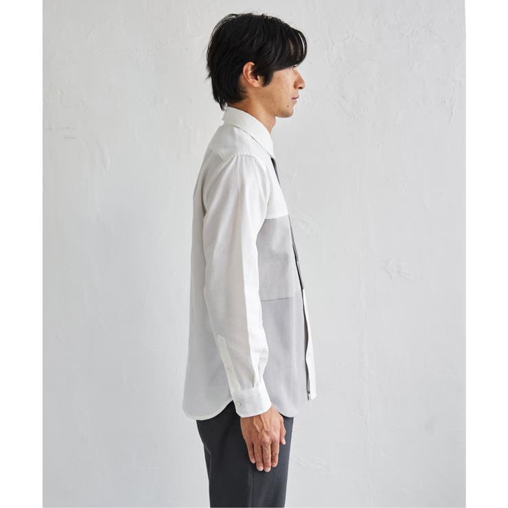 オックスブロックスグラデシャツ | ikka  | 詳細画像8 