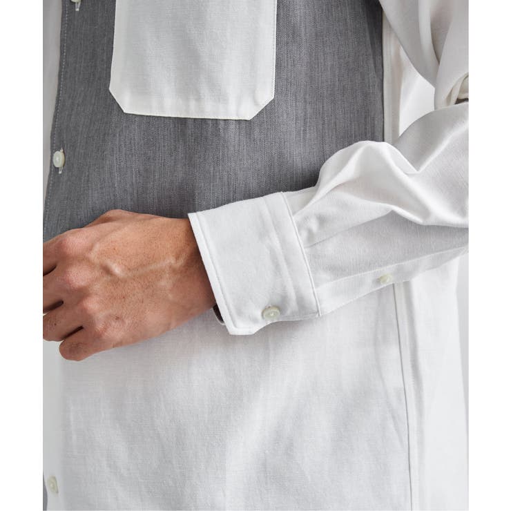 オックスブロックスグラデシャツ | ikka  | 詳細画像12 