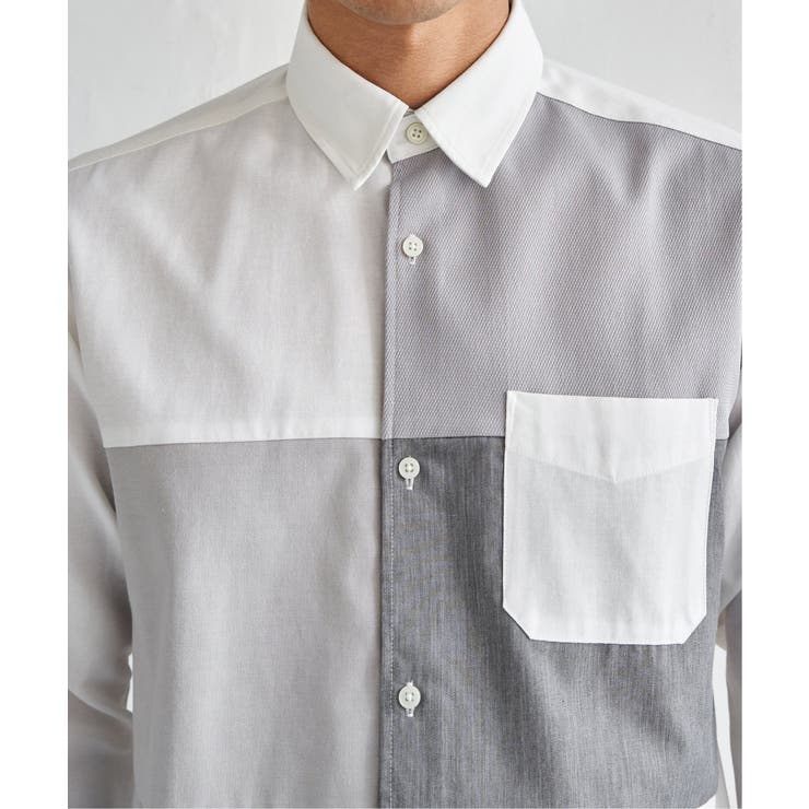 オックスブロックスグラデシャツ | ikka  | 詳細画像14 