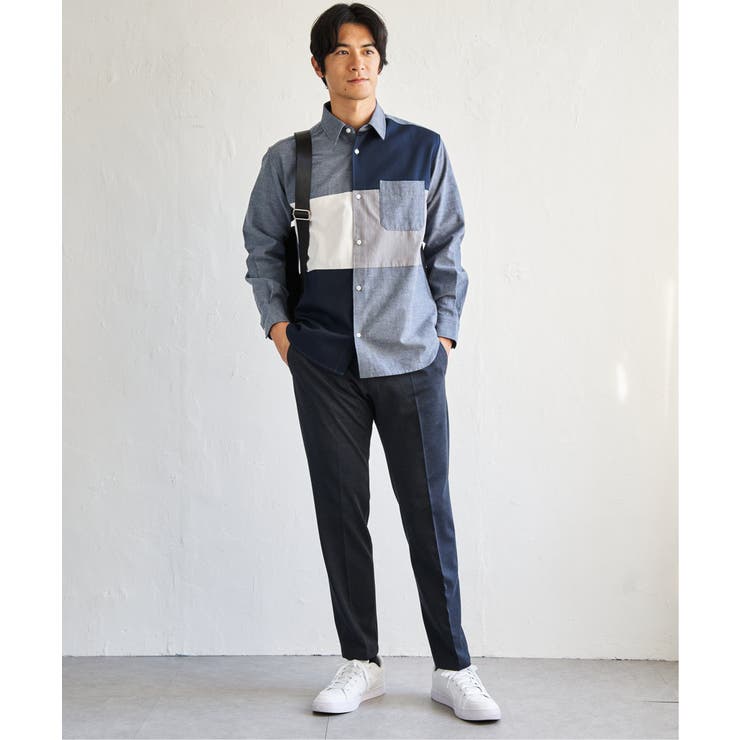 オックスブロックスグラデシャツ | ikka  | 詳細画像6 