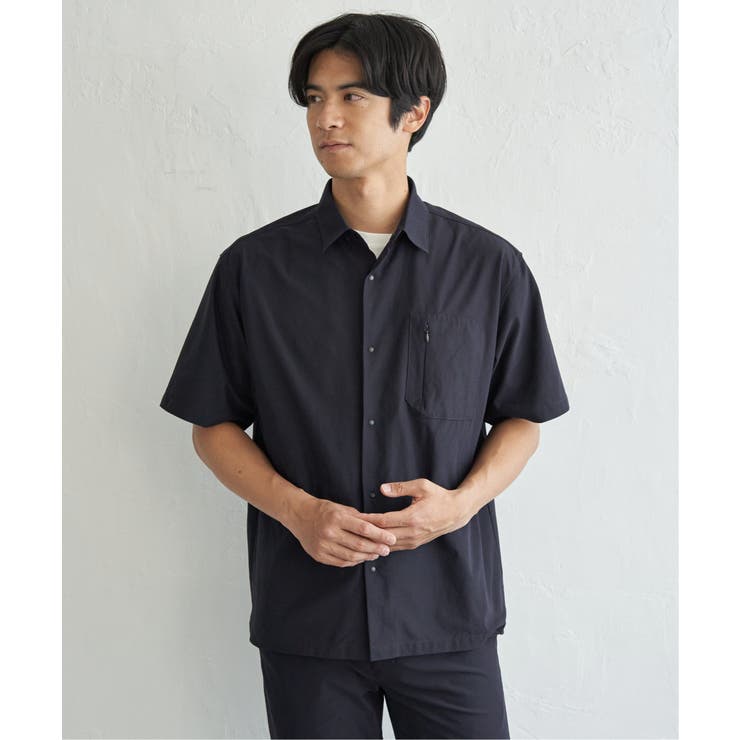 【接触冷感】GOKU楽 AIR冷感シャツ【セットアップ対応】 | ikka  | 詳細画像11 