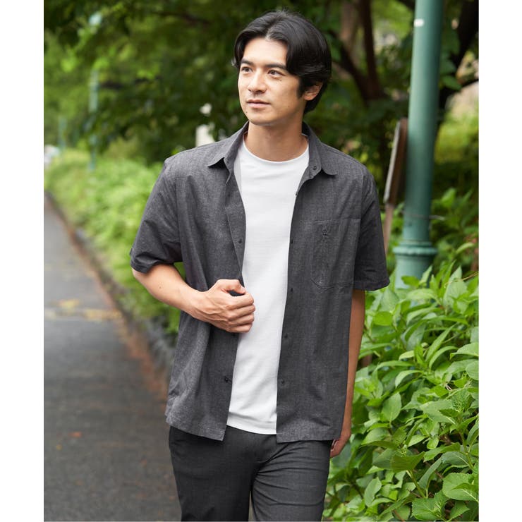 【接触冷感】GOKU楽 AIR冷感シャツ【セットアップ対応】 | ikka  | 詳細画像17 