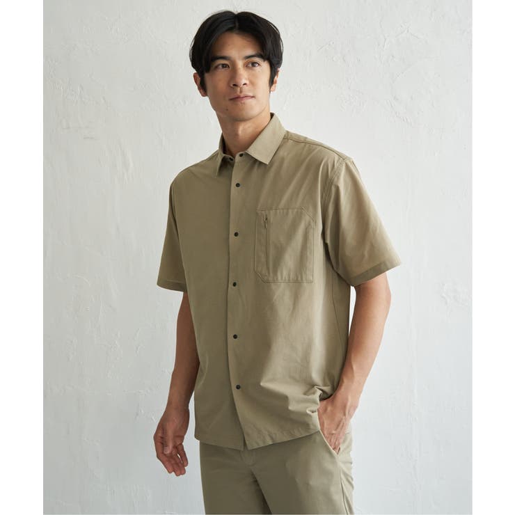 【接触冷感】GOKU楽 AIR冷感シャツ【セットアップ対応】 | ikka  | 詳細画像26 