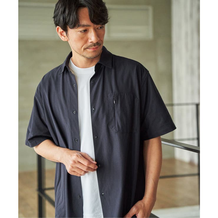 【接触冷感】GOKU楽 AIR冷感シャツ【セットアップ対応】 | ikka  | 詳細画像3 