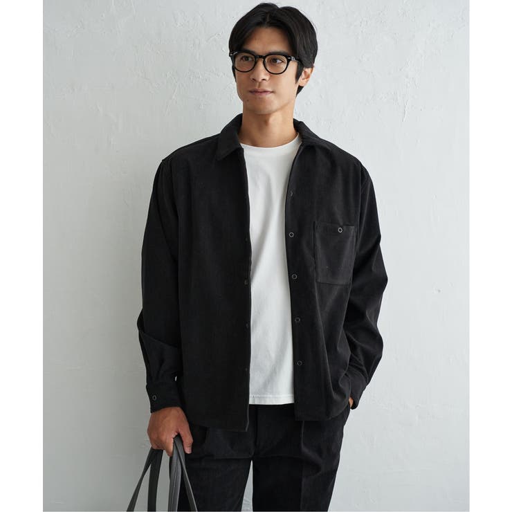 ブラック | 【セットアップ対応】ストレッチコールシャウター | ikka 