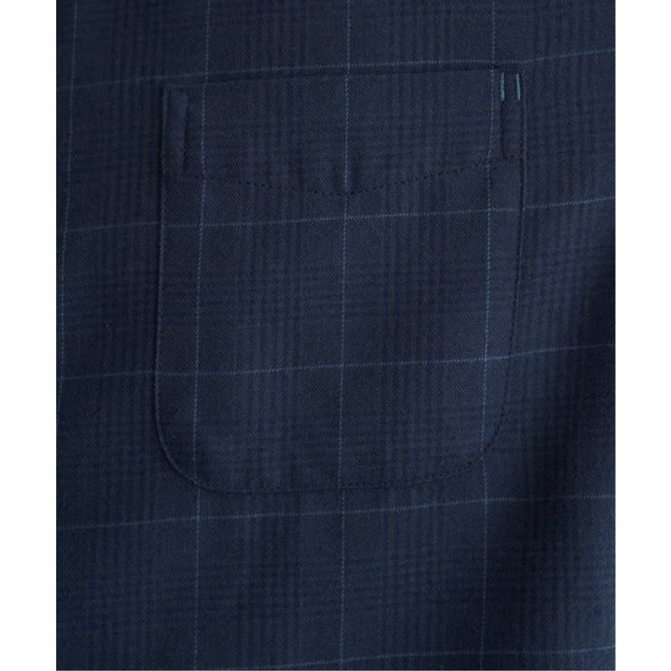 イージーケアネルチェックスイスカラーボタンダウンシャツ | ikka  | 詳細画像21 