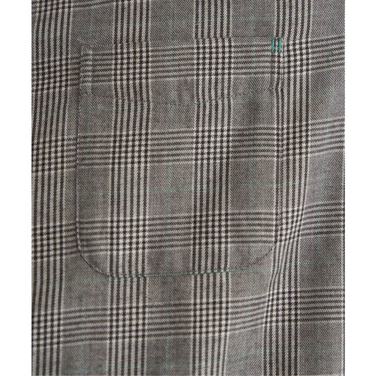 イージーケアネルチェックスイスカラーボタンダウンシャツ | ikka  | 詳細画像22 