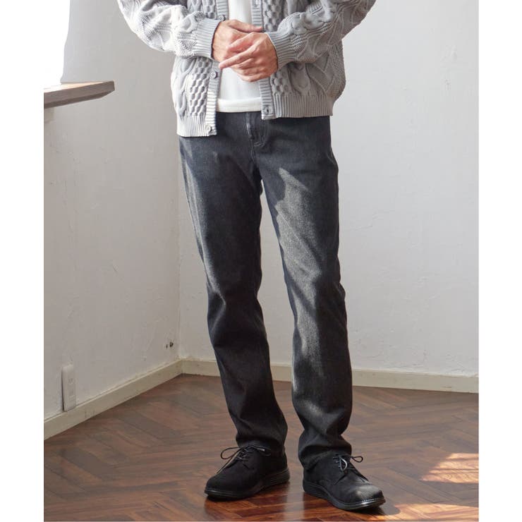 ブラック | GOKU楽パンツ EASY STRETCH デニム5ポケット | ikka 