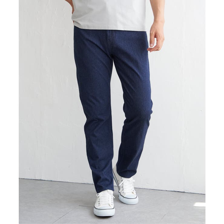 ネイビーブルー | GOKU楽パンツ EASY STRETCH デニム5ポケット | ikka 