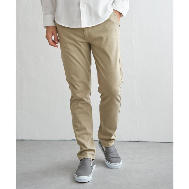 ベージュ | GOKU楽パンツ EASY STRETCH 起毛5ポケット | ikka 