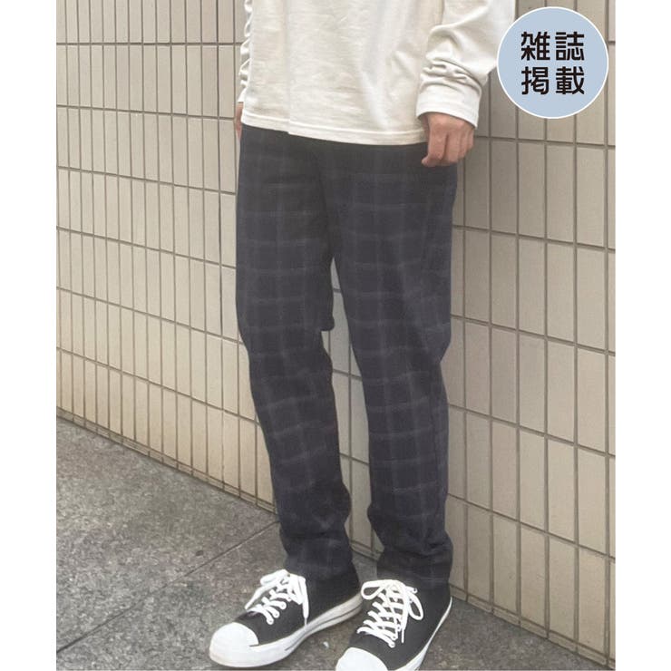 ネイビーブルー | 【雑誌MonoMax12月号掲載】GOKU楽パンツ EASY STRETCH | ikka 