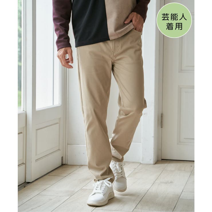 アイボリー | 【雑誌MonoMax4月号掲載】GOKU楽パンツ EASY STRETCH | ikka 