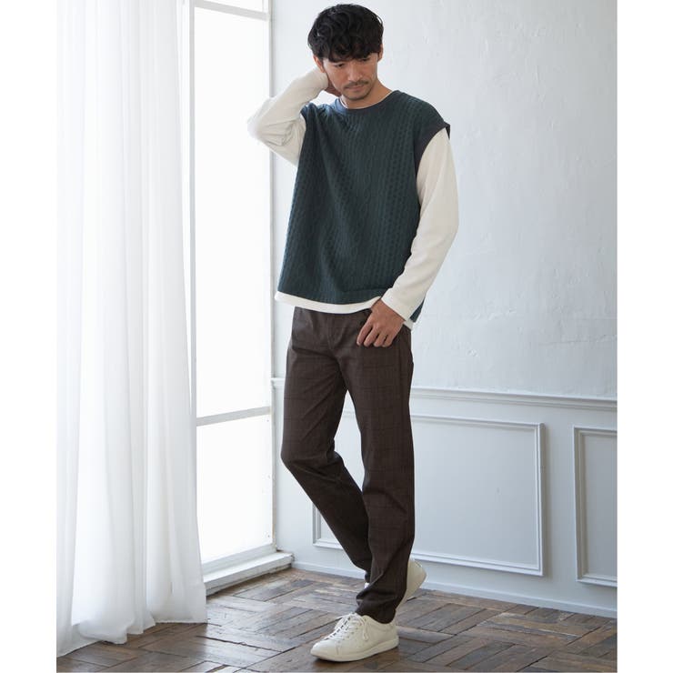 GOKU楽パンツ EASY STRETCH チェック5ポケット | ikka  | 詳細画像6 