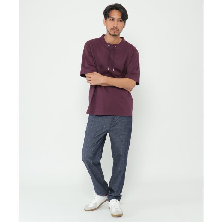 GOKU楽パンツ EASY STRETCH チェック5ポケット | ikka  | 詳細画像11 