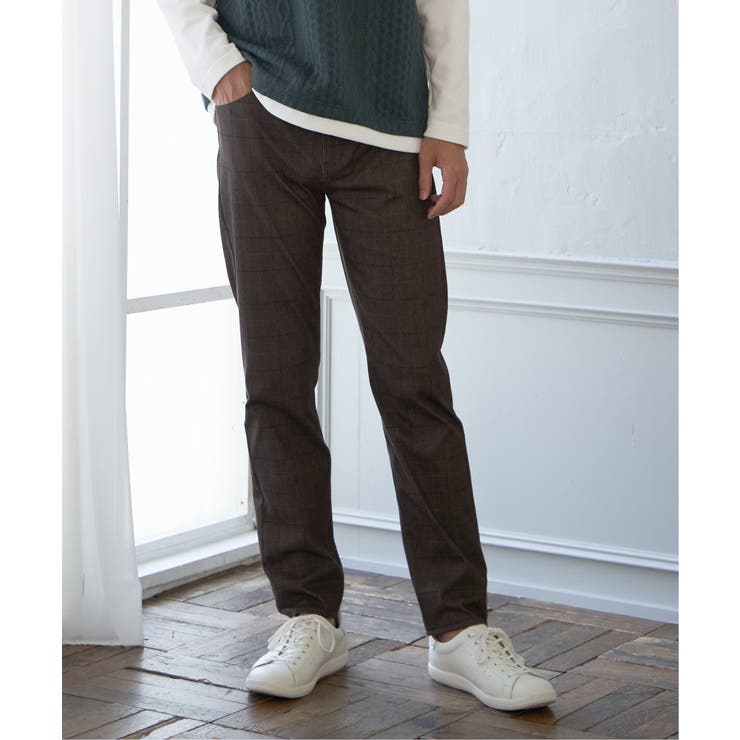 GOKU楽パンツ EASY STRETCH チェック5ポケット | ikka  | 詳細画像2 