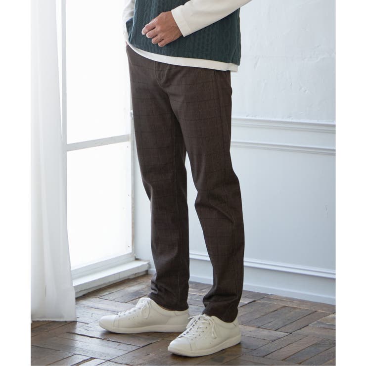 GOKU楽パンツ EASY STRETCH チェック5ポケット | ikka  | 詳細画像3 