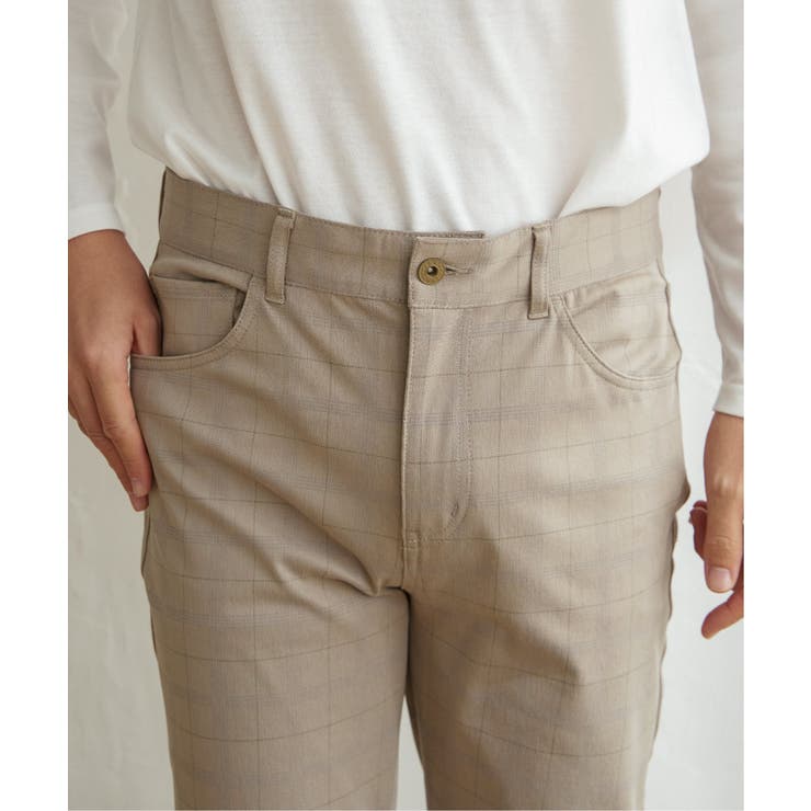 GOKU楽パンツ EASY STRETCH チェック5ポケット | ikka  | 詳細画像24 